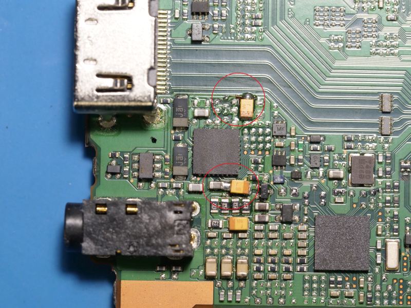 Bodge job PCB repairs.